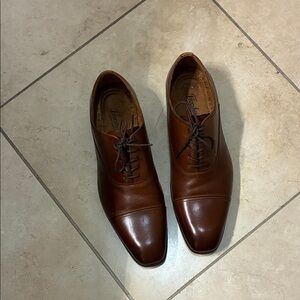 Florsheim Rich Brown Leather Oxfords Sz 12